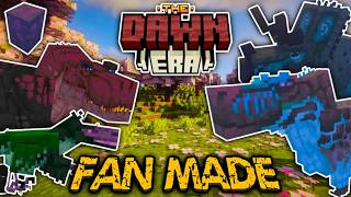 🦖THE DAWN ERA FANMADE MOD para MINECRAFT BEDROCK🌱🟢 - ¡NUEVOS DINOSAURIOS!