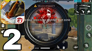 Garena Free Fire: Battlegrounds Gameplay Walkthrough Part-2 BOOYAH!! (iOS, Android)