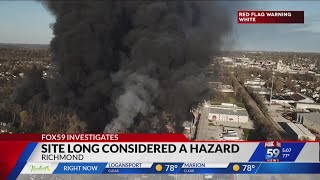 Site of Richmond industrial fire long considered a hazard