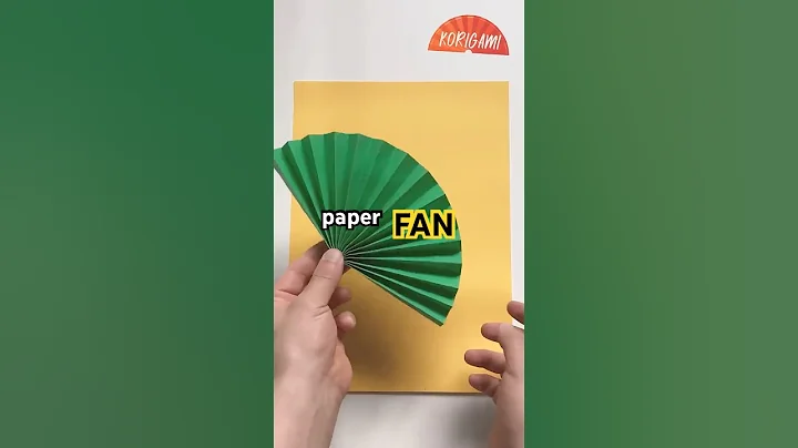 DIY Paper Fan 🪭| Easy Craft | How To Make Easy Origami #shorts #paperfan #diyfan #easyorigami