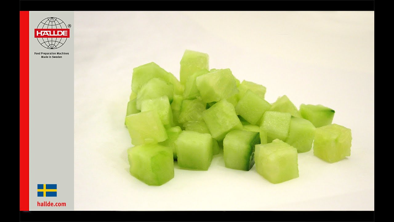 Diced Cucumber 10x10x10 mm YouTube