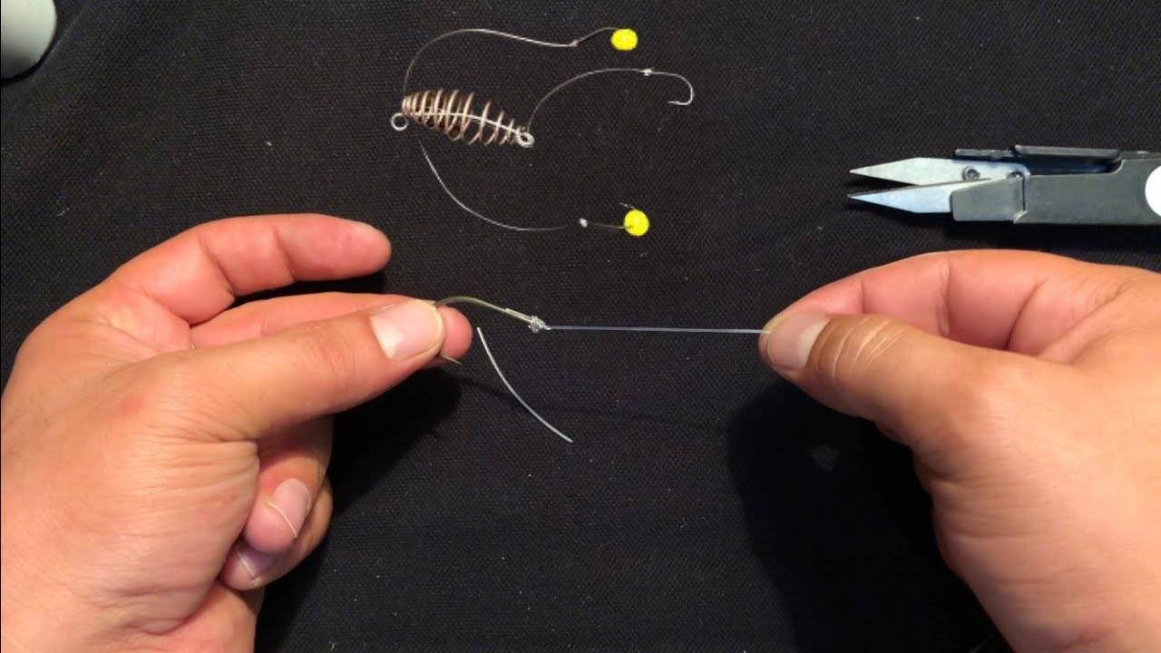 İĞNE NASIL BAĞLANIR / BALIK AVI OLTA HAZIRLAMA KASNAK YAY / SAZAN AVI YAYLI TAKIM NASIL HAZIRLANIR.
