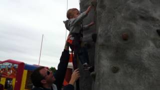 Rock climbing Liam