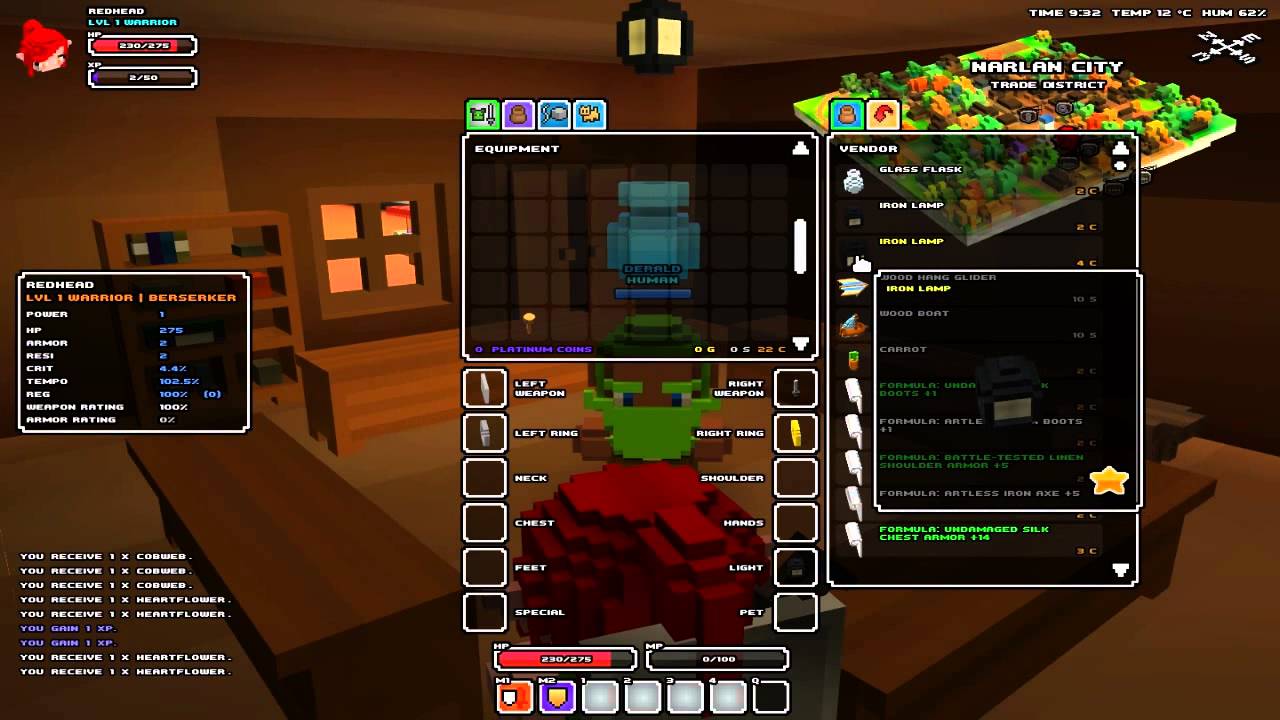 Cube World - How to get a Legendary Iron Lamp