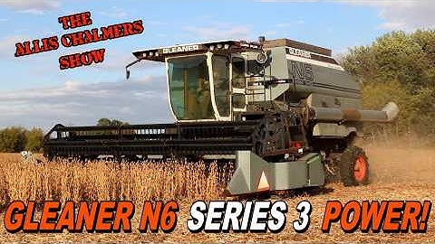 Allis Chalmers Show:  Soybean Harvest 2025 With the Series 3 Gleaner N6 Combine #harvest2025