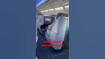Business Class Inside Aer Lingus Business Aerlingus Shorts Airplane Flying 