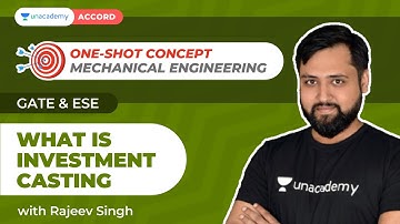 What is Investment Casting |  One-shot concepts | ME | Rajeev Singh