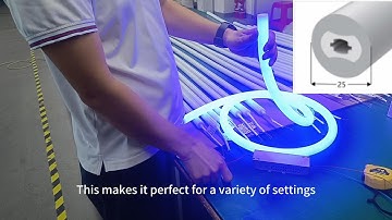 How to connect Round RGB Led Neon Flex