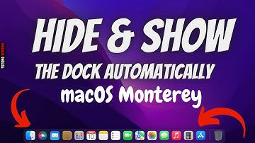 How to Hide and Show the Dock Automatically in macOS Monterey