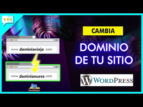 Cómo Cambiar el DOMINIO en WordPress (Hostgator) ?