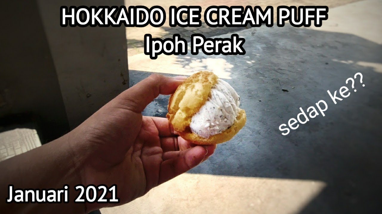 Hokkaido icecream puff ipoh