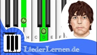 Philipp Poisel - Bordsteinkantenleben | Klavier lernen - Musiknoten - Akkorde