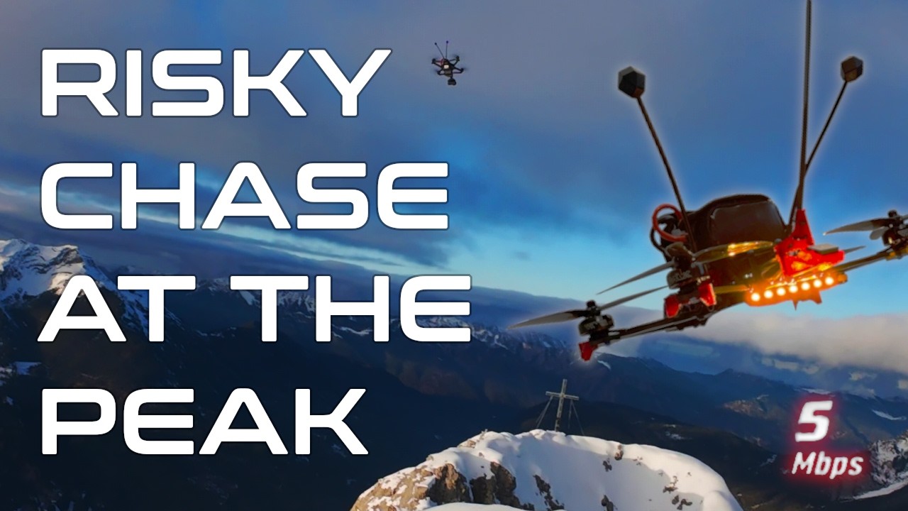 Наши рискованные полеты FPV на дальние расстояния с сопровождением дрона чуть не закончились круш...