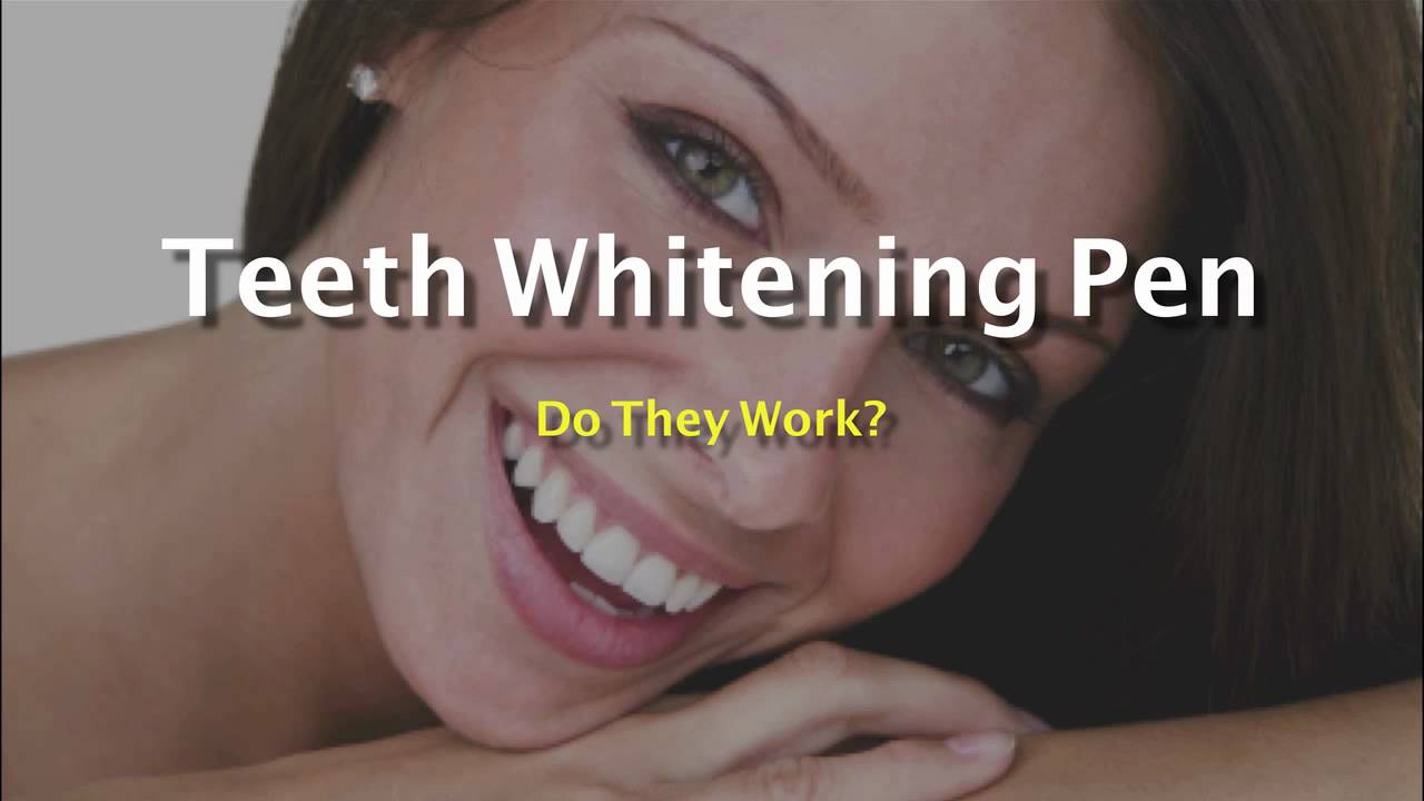 The Teeth Whitening Pen Are These Really Effective? YouTube