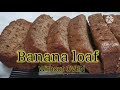 How to make babana loaf l No oven banana cake l luto ni cha