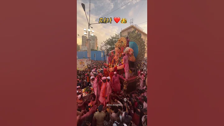 Lalbaug cha Raja 😍 #mumbai #ganpatibappa #ganpati #ganeshchaturthi #lalbaughcharaja #king #power
