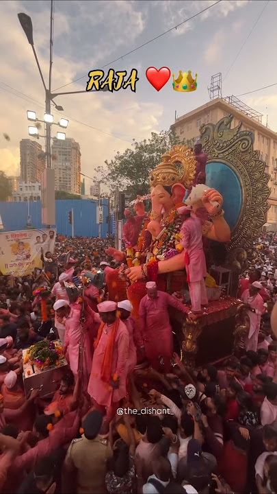 Lalbaug cha Raja 😍 #mumbai #ganpatibappa #ganpati #ganeshchaturthi #lalbaughcharaja #king #power