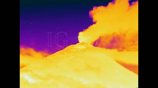 Timelapse del volcán Cotopaxi, cámara infrarroja Rumiñahui, 03/01/2023