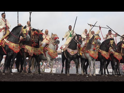 المقدم عبد الله بن بيه من اقليم سيدي قاسم في اختتام مهرجان الاصيل ب المهارزة الساحل 2023