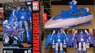 Transformers studio series 86 voyager class Sweep unbox & review. Scourge & G1 comparison