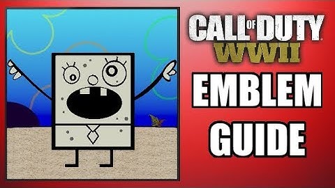 COD: WW2 - DOODLEBOB! - Emblem Guide (SpongeBob SquarePants!)
