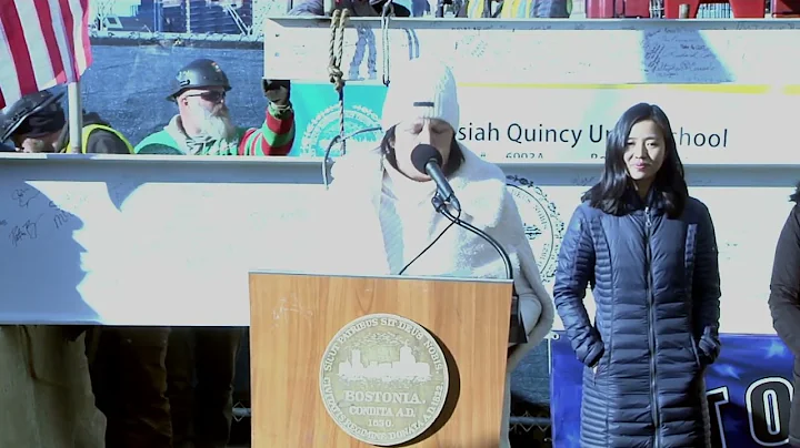 Josiah Quincy Upper School Topping Off Ceremony