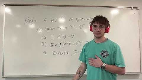 If a set is connected, its closure must be connected (proof)