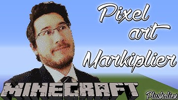 Minecraft Pixel Art Speedbuild | Markiplier