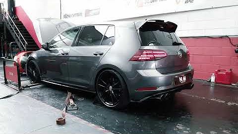 VW Golf R NVM Stage 3 Hybrid turbo tuning on the Dyno