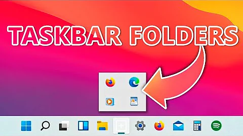 How to add Folders in your Taskbar! | Taskbar Groups