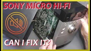 SONY Micro HiFi Component System CMT-EH15.  No audio output.  Can I Fix it?