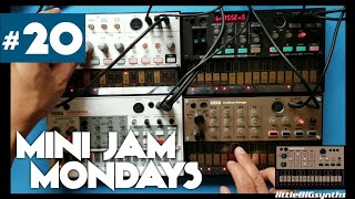 Mini Jam Monday #20 | Korg Volca Keys, FM, Sample, and Bass
