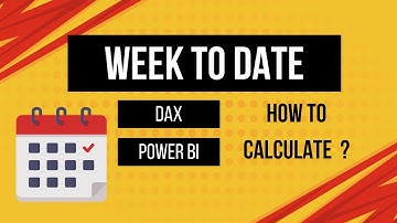 Master Week To Date calculations  in Power BI | Power BI Beginner | Power BI Interview Questions