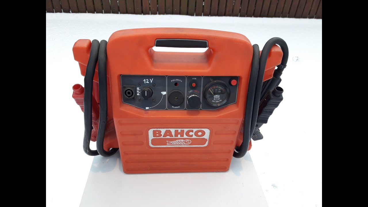 ARRANCADOR DE BATERÍAS 12 V BAHCO