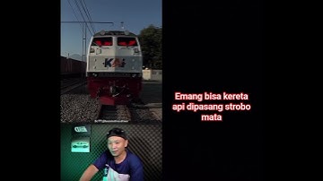 kereta api bisa dipasang strobo mata 🚆🚂🚊