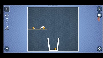 Brain it on tutorial soluce level 5 - 3 stars tutorial Place only two balls in the glass