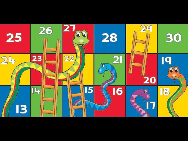 Playing the Online Snakes and Ladders 3D Board game