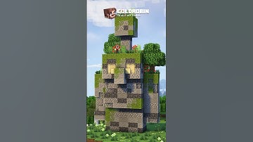 Overgrown Copper Golem Statue 🗿 - Minecraft #shorts