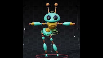Ant Bot Rigged - Upcoming Tutorial - Maya & Zoo Tools