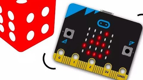 Microbit programming: Two ways of making dice