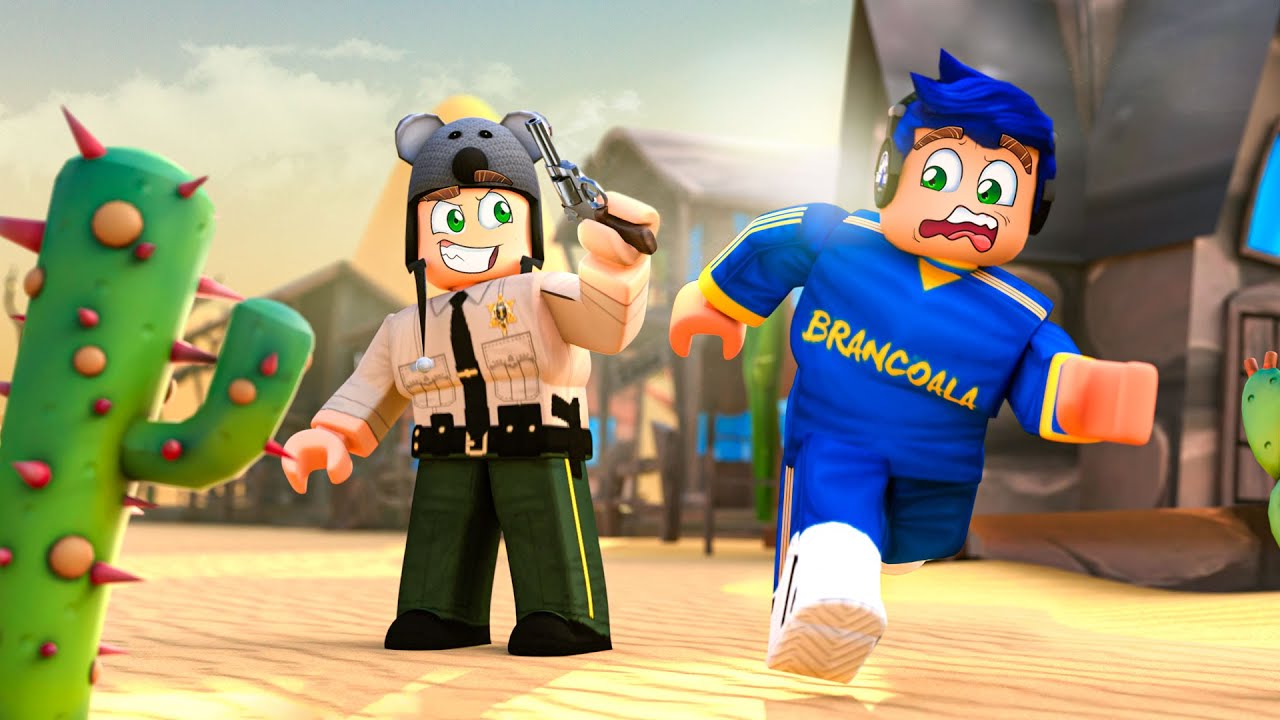 Brancoala - Eu e o Marcos no Roblox 💙 Para quem ainda não