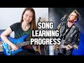 Progress Learning a Song From Day 1 to 100% Speed | Muse - Hysteria