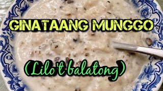 GINATAANG MUNGGO I MUNG BEANS WITH GLUTINOUS RICE AND COCONUT MILK