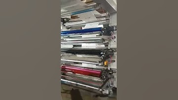 non woven 6 colors flexo/flexographic printing machine
