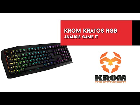 Krom Kratos RGB, unboxing y review.