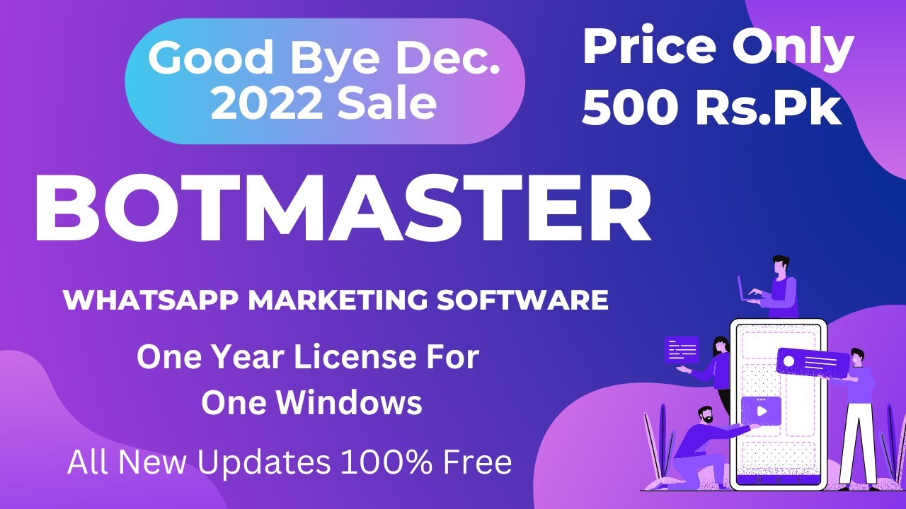BotMaster whatsapp Marketing Software available in cheap price ...