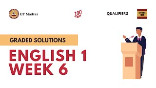 Week 6 English 1 Graded Solutions | IITM BS Data Science Degree
