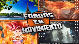 Como Colocar FONDO De PANTALLA Para PC Con MOVIMIENTO 2020 - ANIMADO Sin ERROR screenshot 5