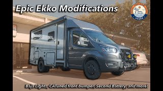 Epic Winnebago Ekko Exterior Modifications - Bumper, Lights, and More!
