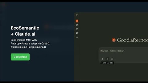 How to Connect EcoSemantic MCP to Claude.ai (OAuth2 Setup)